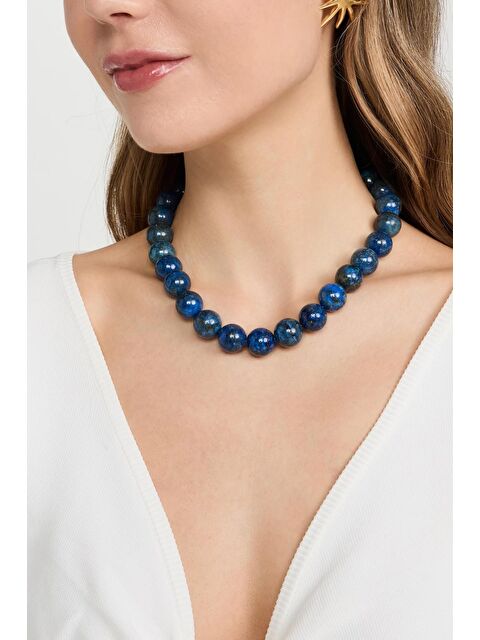 New Obsessions Büyük Boncuklu Kadın Kolye - 20mm Boncuklu - S000318486-17234