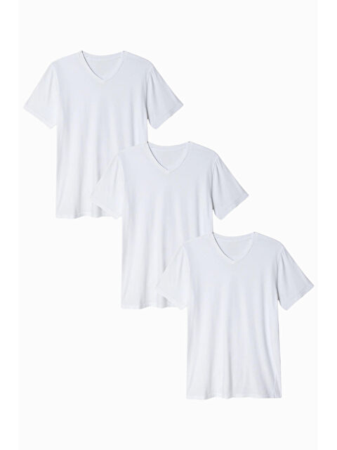 Süperlife Kadın V Yaka Tshirt SPR24TSK40-3 - S000208483-20063