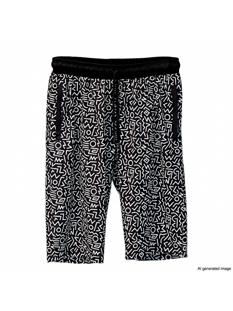 Remsa Mayo Desenli Erkek Şort Kapri Mayo RKS-06