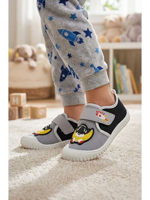 Gezer Yazlık Erkek Çocuk PVC Taban Cırt Cırtlı Ayarlanabilir Keten Günlük Ayakkabı - S000206246-20600