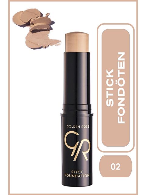 GOLDEN ROSE Stick Foundation No: 02 Ivory - Stik Fondöten