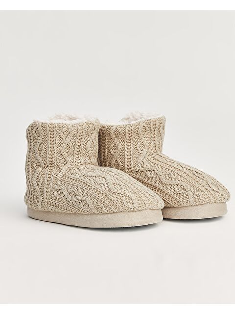 Chirpy TREY - Sim Detaylı Örme Kadın Panduf - S000293923-19966