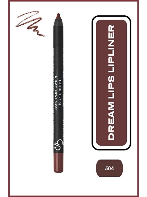 GOLDEN ROSE Dream Lips Lipliner No: 504 Rose Brown - Dudak Kalemi