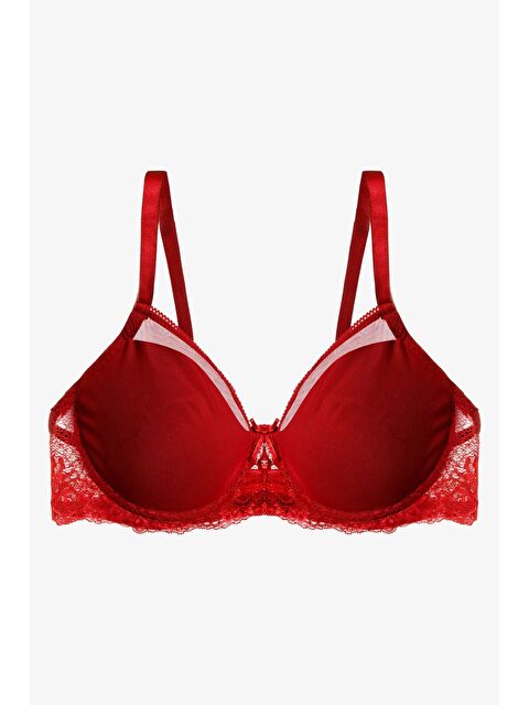 Koza İç Giyim Kadın Tül Detaylı Dolgusuz Toparlayıcı Minimizer Sütyen - S000312466-20045