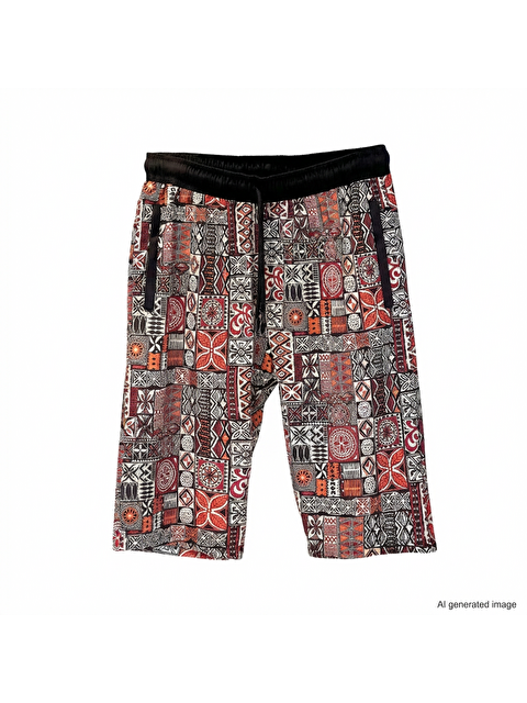 Remsa Mayo Desenli Erkek Şort Kapri  RKS-05