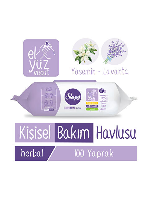 Sleepy Herbal Kişisel Bakım Havlusu 100 Yaprak - S000497659-10231