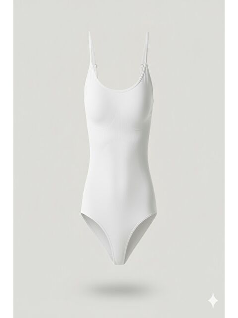 C&City C12072 Slip Body Korse Beyaz - S000222253-20063