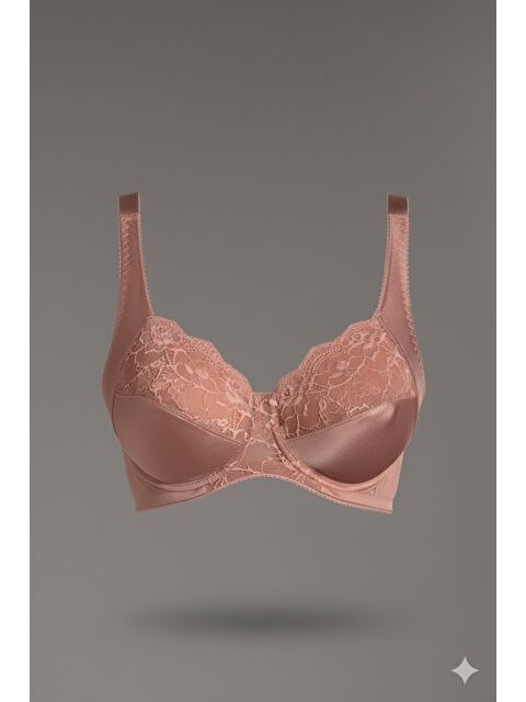 C&City Dantel Detaylı Minimizer Sütyen C12305 Vizon - S000222104-26429