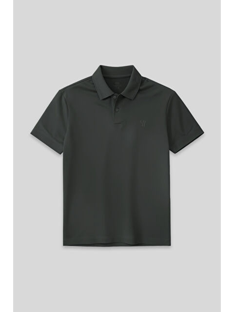 Tommylife Çağla Basic Göğüs Logolu Standart Kalıp Triko Polo Yaka Erkek Tişört - 87768 - S000028470-14939