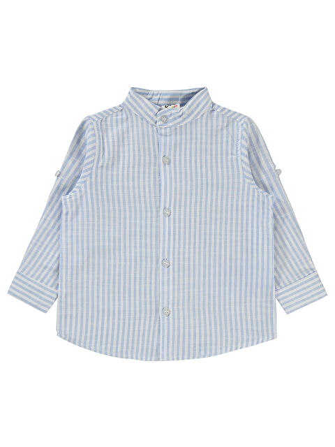 Civil Baby Erkek Bebek Gömlek 6-18 Ay Mavi - S000367958-17234