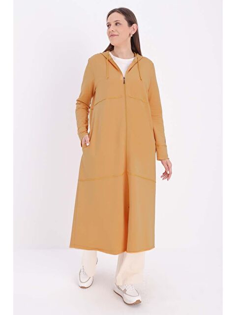 ALLDAY Açık Sarı Kapüşonlu Fermuarlı - S000121702-20065