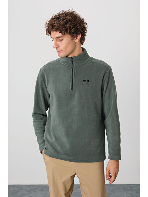 Air Jones River Çağla Dik Yaka Erkek Polar Sweatshirt - 88310 - S000114613-29488