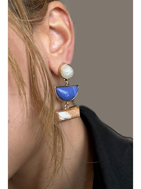 New Obsessions Entia Renkli sallantılı Kadın Küpe - S000205050-37372