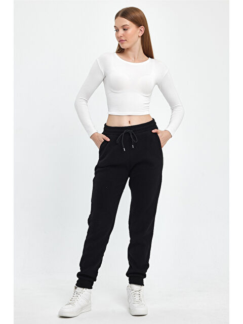 Süperlife Kadın Rahat Kalıp Softech Polar Sweat Eşofman Altı SPR24EA94 - S000316327-19351