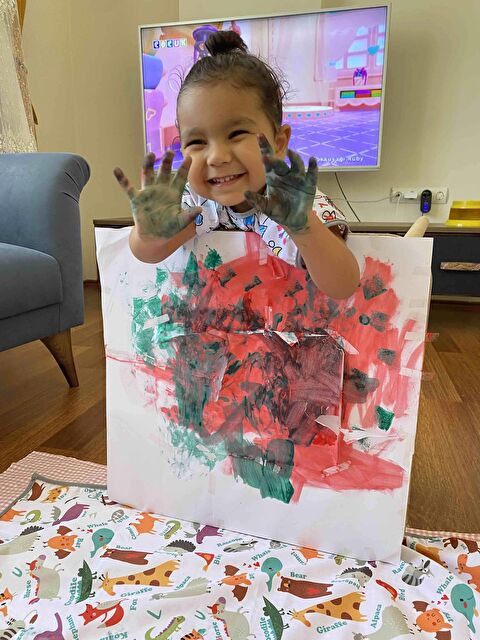 Yorni 145x100 Cm, Zoo, Su Geçirmez, Yer/Masa Örtüsü, Aktivite, Yemek Ve Oyun için Çok Amaçlı Örtü - S000107425-37198