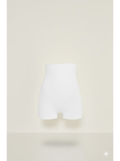 C&City C12047 Kadın Boxer Korse Beyaz - S000222290-20063