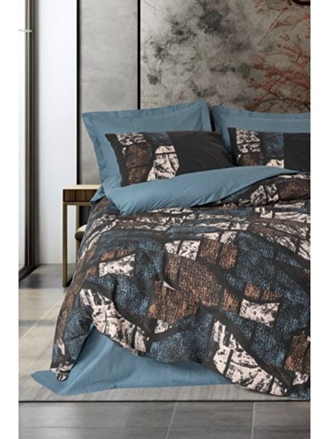 Varol Pamuk Box Dark Çift Kişilik Nevresim Takimi Senso Petrol - S000448313-23173