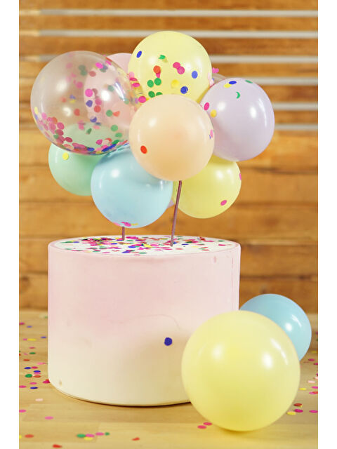 Le Mabelle Çok Renkli Makaron Balon Pasta Süsü - S000417060-23173