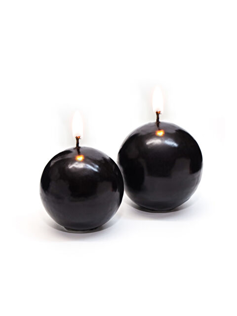 Missi 2'li Siyah Top Mum Seti (7 cm-8 cm) - S000076273-19351