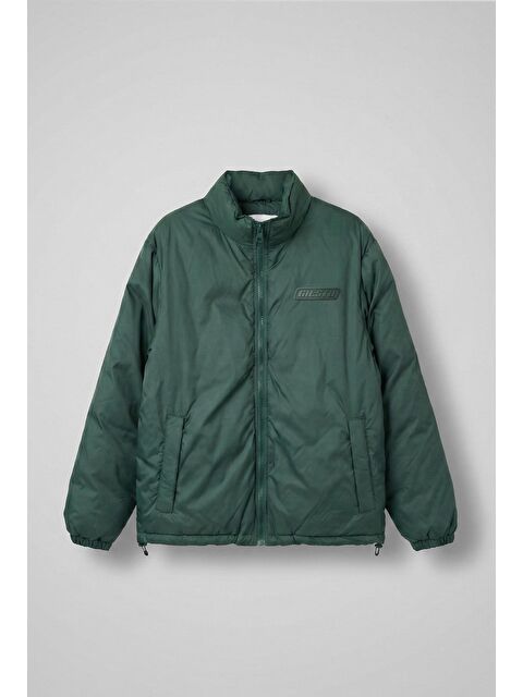 Abluka Online Erkek Oversize Dik Yakalı Fermuarlı Cepli Mont Yeşil - S000497632-18194