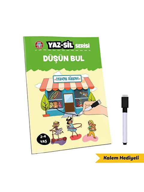 Çocuk Akademi Yaz Sil Serisi Düşün Bul - S000066610-20063