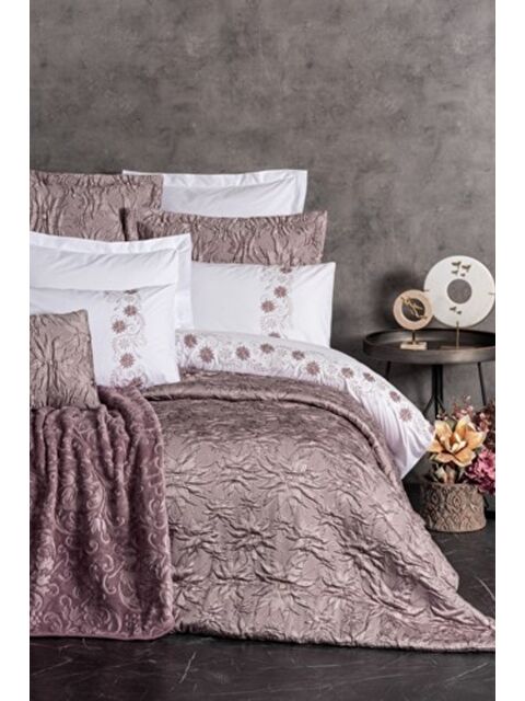 Varol Pamuk Box Çeyiz Seti Theresa Pudra - S000448236-23173