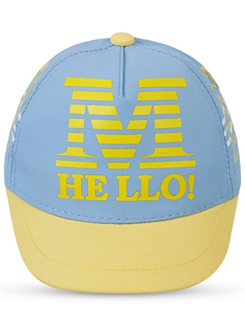 Civil Baby Hello Kep Şapka 1-3 Yaş Bebek Erkek - Mavi Standart - S000359344-17234