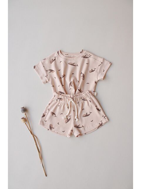 Oh La La Koala For Little Ones Balina Desen Kaşkorse Şortlu Takım - S000421202-19928