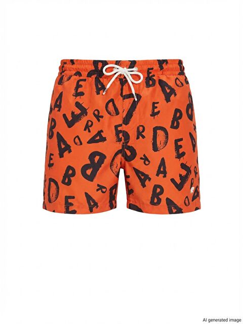 Bad Bear Bling Erkek Turuncu Mayoşort