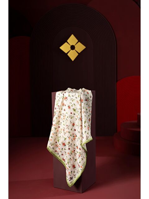 Jawel Kadın Digital Baskılı Çiçek Desen Soft Eşarp - S000374404-18194