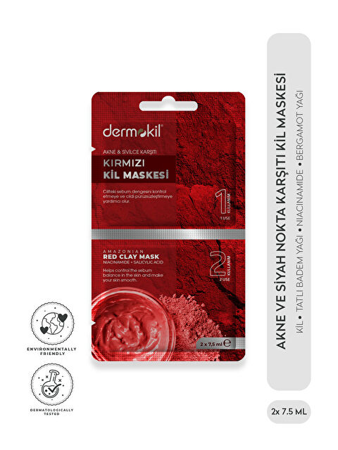 Dermokil Akne ve Sivilce Karşıtı Kırmızı Kil Maskesi 15 ml - S000071753-37242
