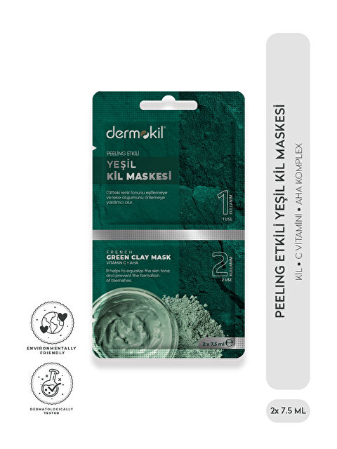 Dermokil Peeling Etkili Yeşil Kil Maske 15ml - S000071747-37242
