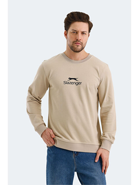 SLAZENGER ORTWIN Erkek Sweatshirt Bej