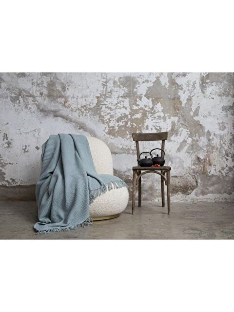 Aksu Brighton Collection Waffle TV Battaniye 130x170 Mint - S000123574-34927