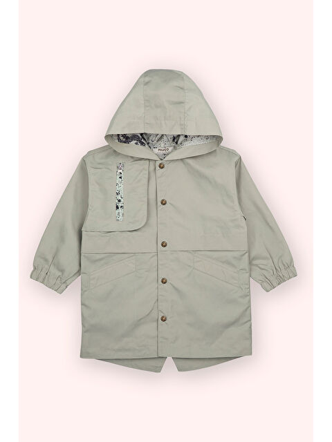 Panço Erkek Bebek Haki Yağmurluk - S000395659-18547