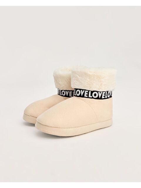 Chirpy Kadın LOV Yazılı Panduf - S000251917-19928