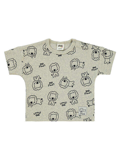 Civil Baby Erkek Bebek Tişört 6-18 Ay Karmelanj