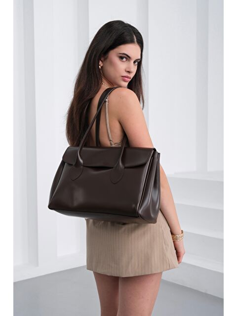 Shulebags Lonn Large Evrak Çantası Acı Kahve - S000423960-28102