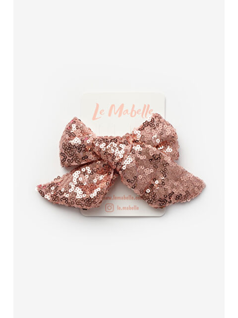Le Mabelle Rose Payetli Kız Çocuk Klips Toka - S000371879-20028