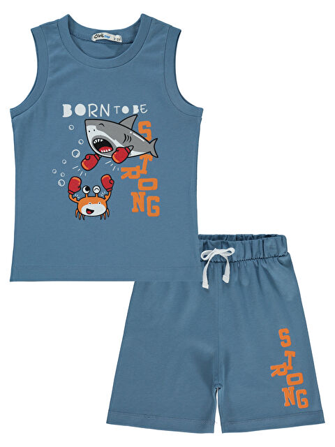 Civil Boys Erkek Çocuk Takımı 2-5 Yaş İndigo