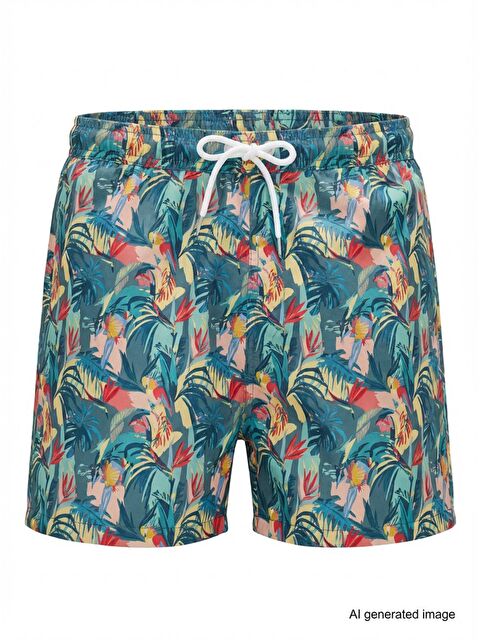 Bad Bear Parrot Erkek Yeşil Mayoşort