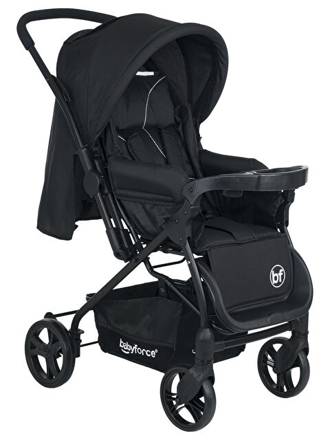 Baby Force Bella Plus Çift Yönlü Bebek Arabası - Siyah Standart