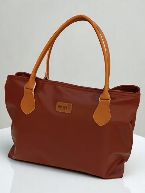 Nenny Baby Deri Anne Bebek Omuz Çantası - Bordo Standart