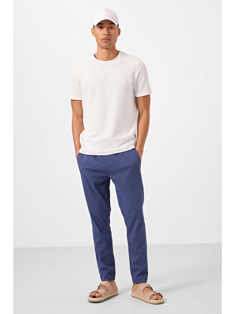 Tommylife Parlament Standart Fit Dokuma Hafif Esnek Chino  Erkek Pantolon - 82179 - S000378061-17234