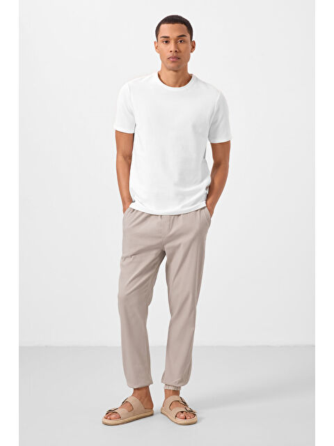 Tommylife Taş Standart Fit Dokuma Hafif Esnek Chino  Erkek Pantolon - 82176 - S000378059-25636