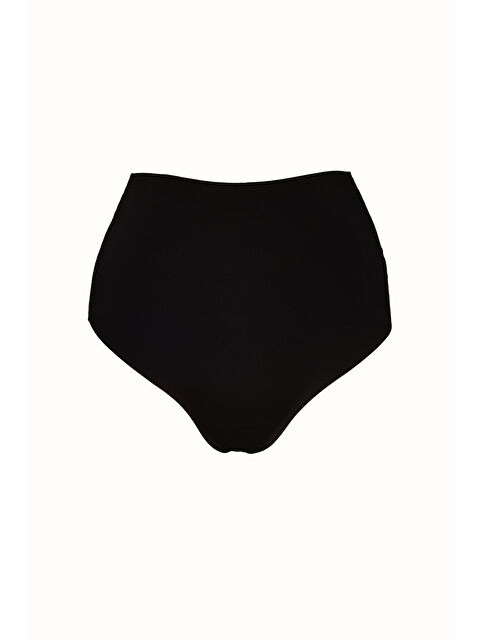 C&City Lazer Kesim Yüksek Bel Dikişsiz String C19206 Siyah - S000222165-19351