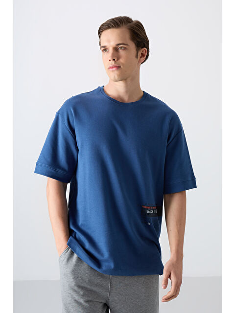 Tommylife Pamuklu Kalın Yumuşak Dokulu Oversize Fit Baskılı Erkek Tişört - 88322 - S000157042-17234