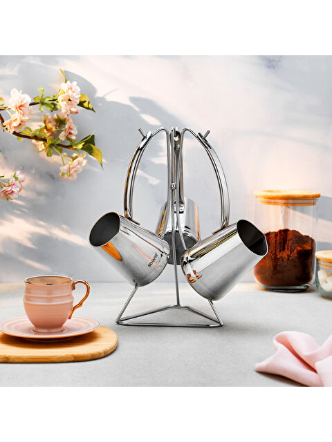 SCHAFER Fabian 3 Lü Çelik Cezve Seti 4 Parça-Inox - S000121791-18105