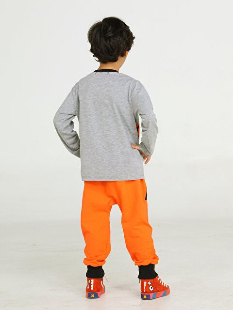Casabony Tiger Paws Turuncu Pantolon+Tişört Takım - S000072938-37289