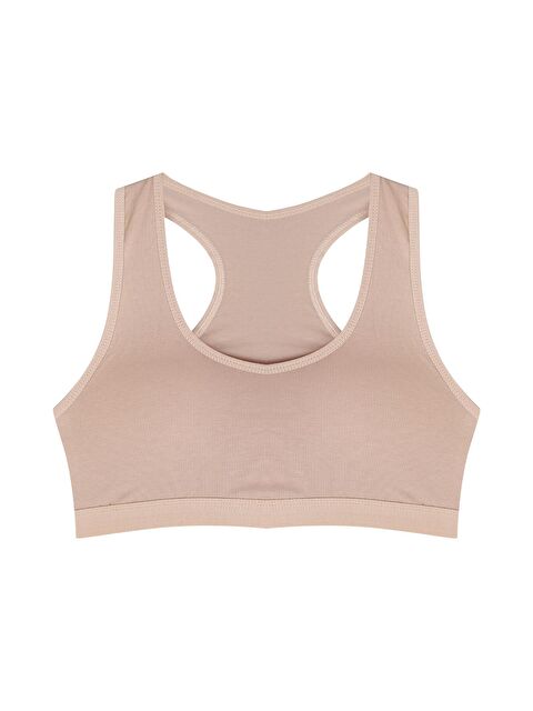 Dominant Kadın Ten Sünger Destekli Rambo Büstiyer - S000058055-26407